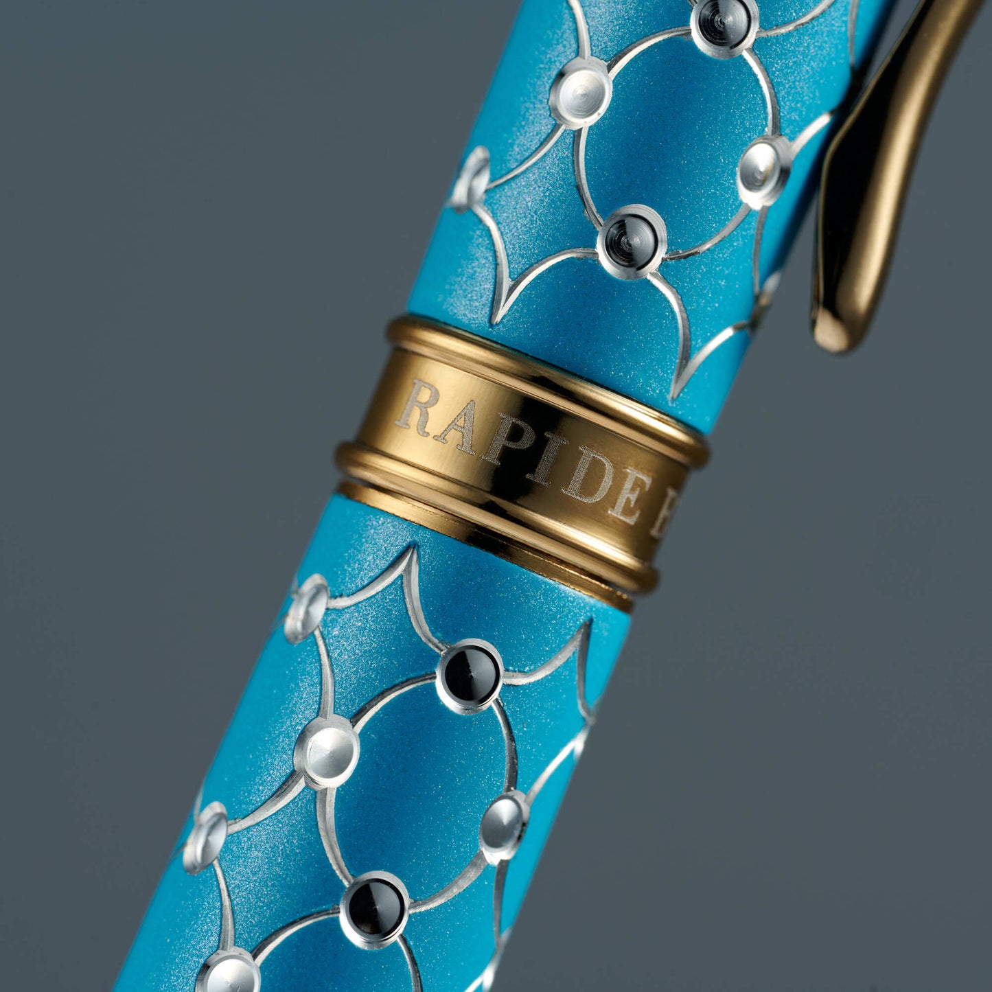 Faber Light Blue -  Yellow Gold